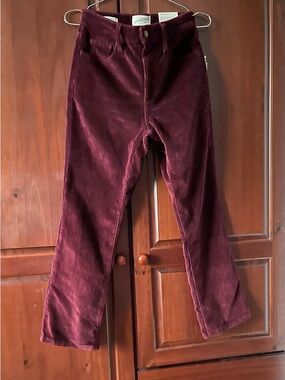 Universal Thread Burgundy Corduroy Boot Cut Jeans